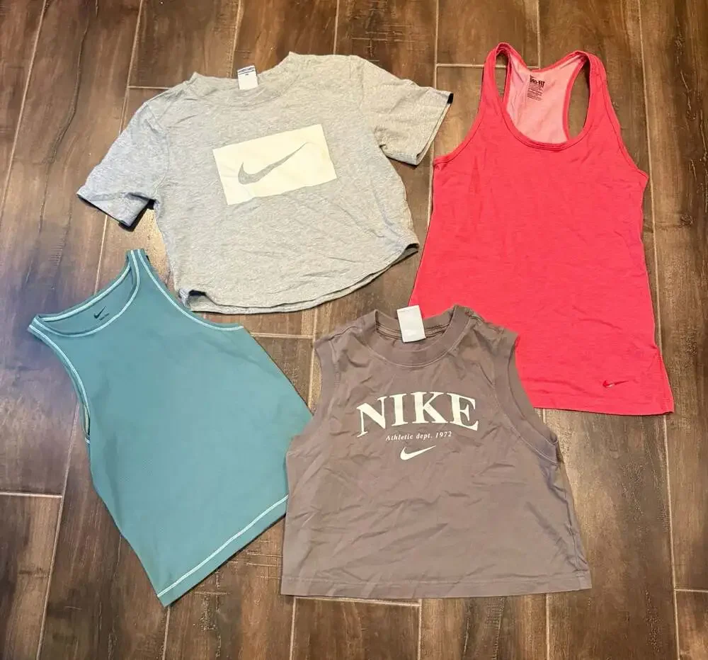 Nike Women's Athletic Workout Tops Bundle (Set of 4)